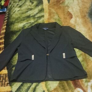 New York Clothing Company Petite Large Elegant Black Women's Blazer